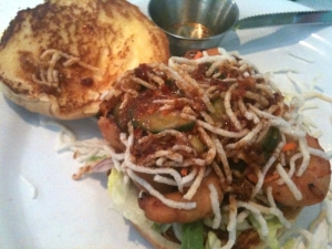 The Counter - Kung Pao Shrimp Burger